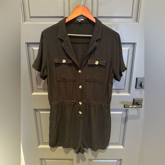 Fashion Nova button down romper XL - Picture 1 of 5